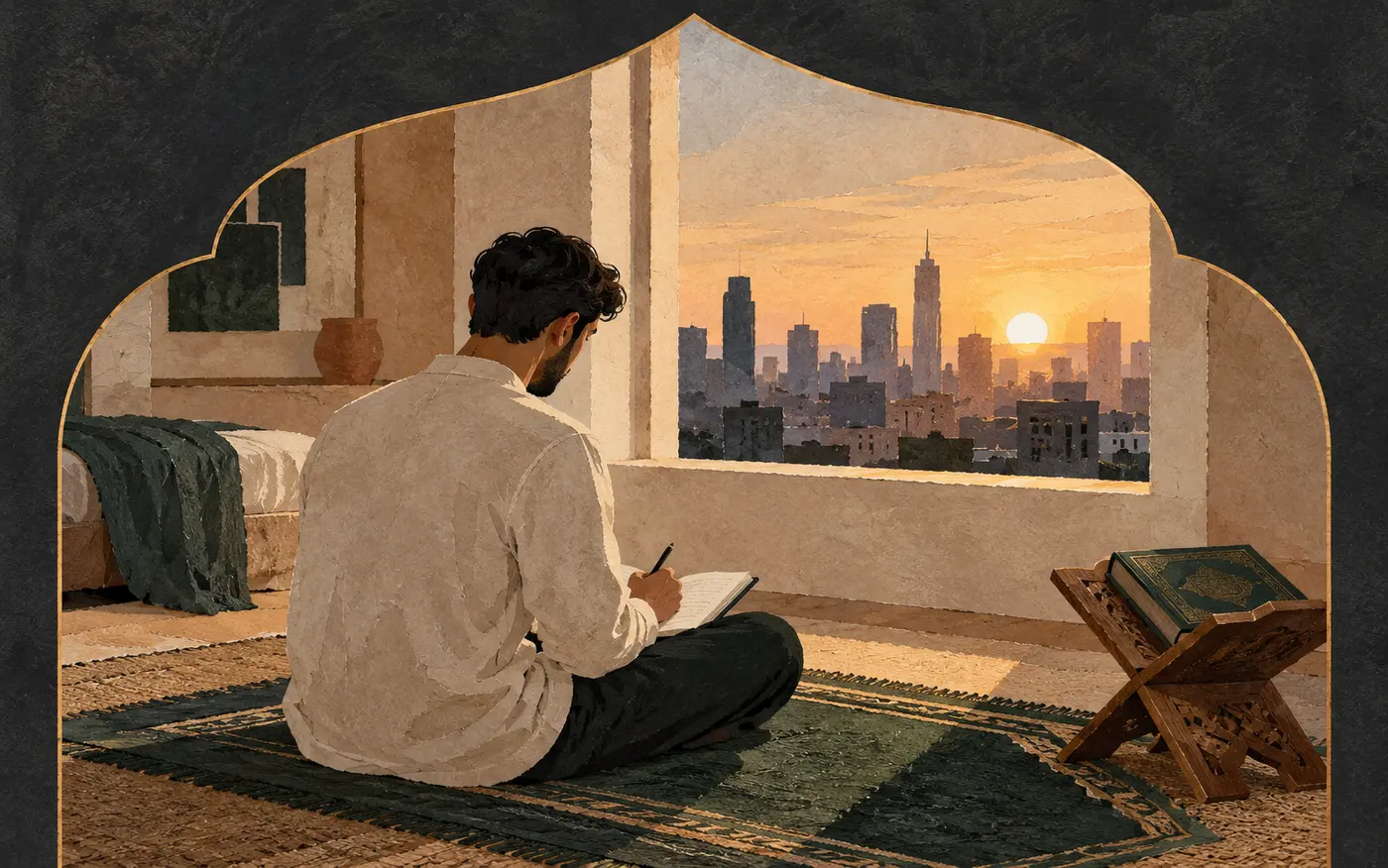 New Muslim beginning a thoughtful faith journey